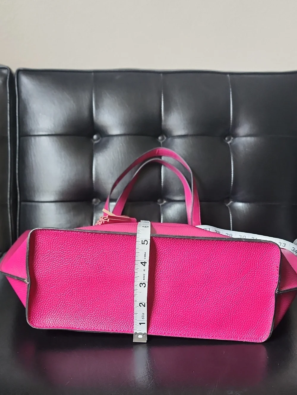 Nieman Marcus Large Pink Tote Purse Bag - Picture 6 of 8